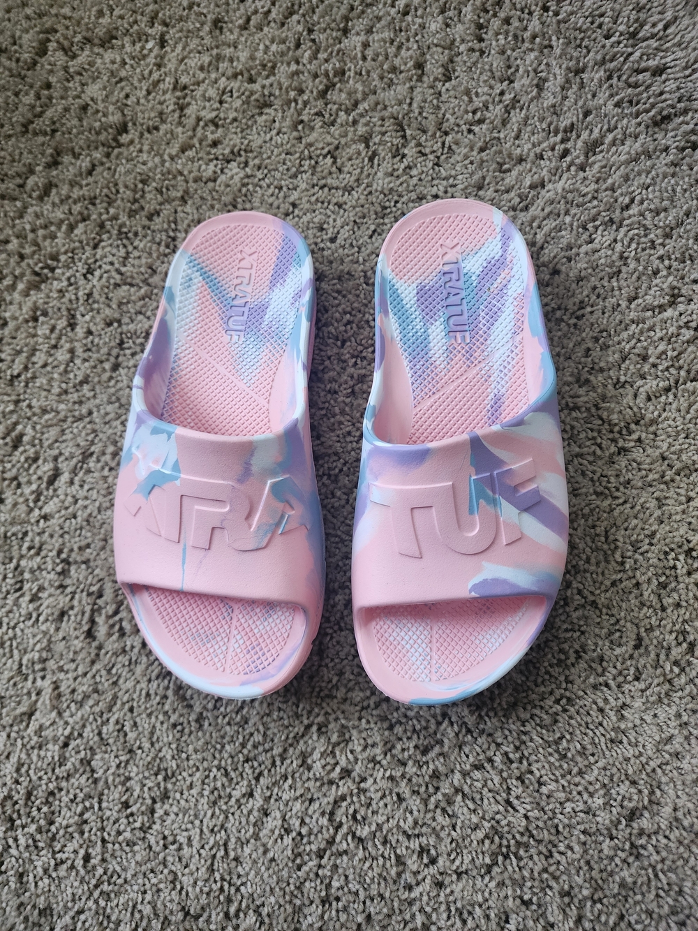 Xtratuf Women's Pink Marbled Slide Sandals
